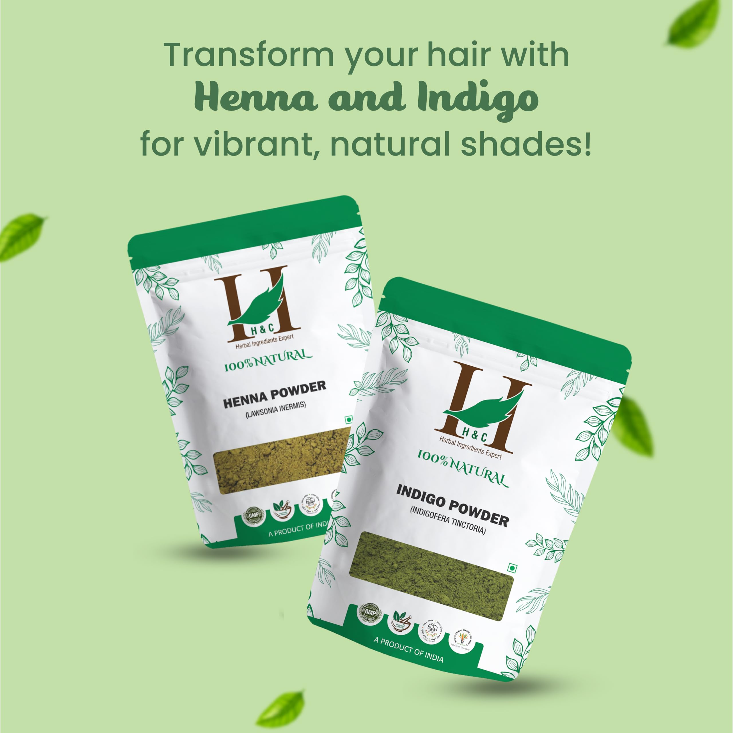 Amazon.com : H&C HERBAL INGREDIENTS EXPERT- HENNA & INDIGO POWDER